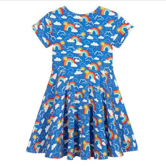 NEW | Frugi | Rainbow Skater Dress - Picture 9 of 10